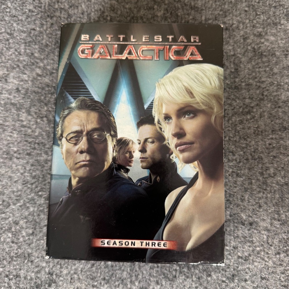 Battlestar Galactica Season 3 DVD Box Set 6-Disc Complete Sci-Fi TV Series